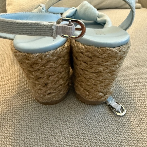 Stuart Weitzman Playa Espradille Knot Wednesday Sandals in Light Blue - Picture 6 of 6